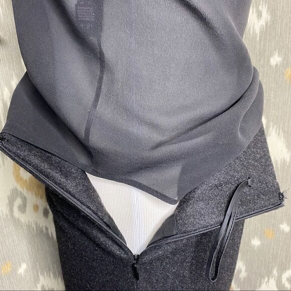 Ralph Lauren Cashmere & Lamb Leather Pencil Skirt - Picture 15 of 16